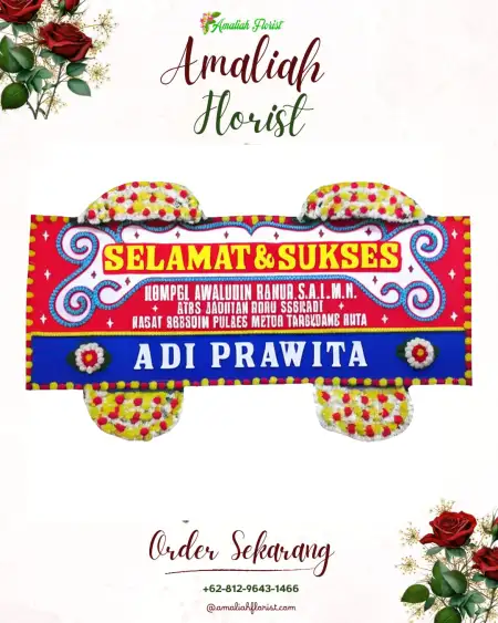 Papan Bunga Ucapan Selamat Cikini
